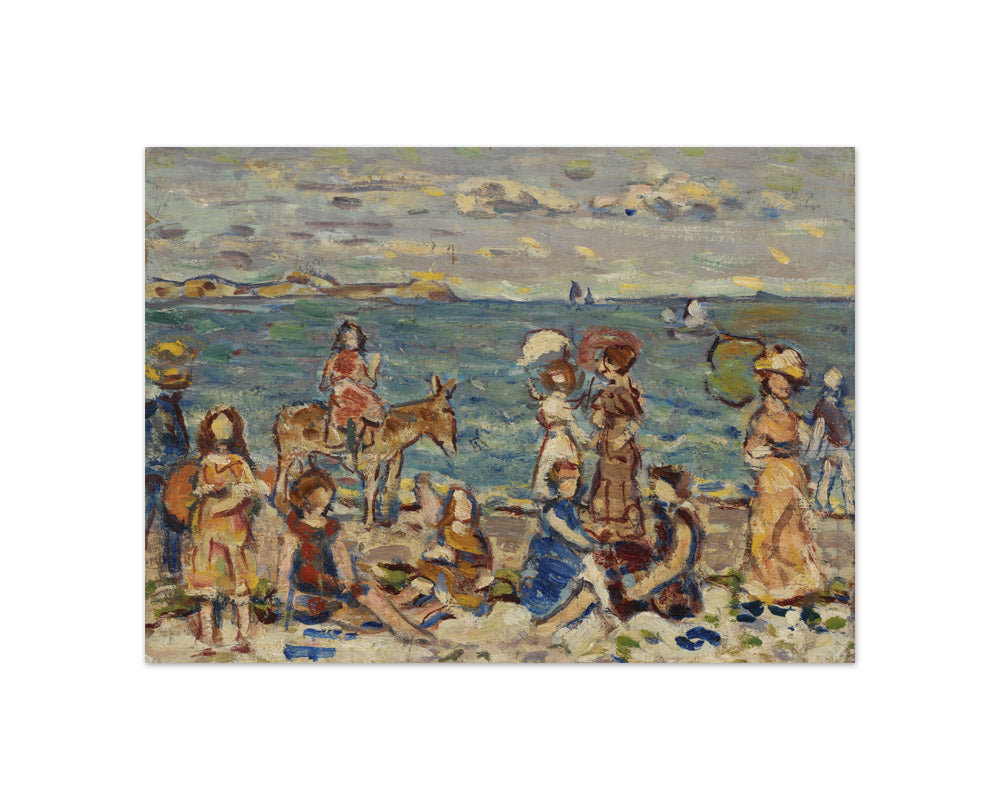 Maurice Brazil Prendergast - At the Beach - Compact / Full Bleed / No Frame