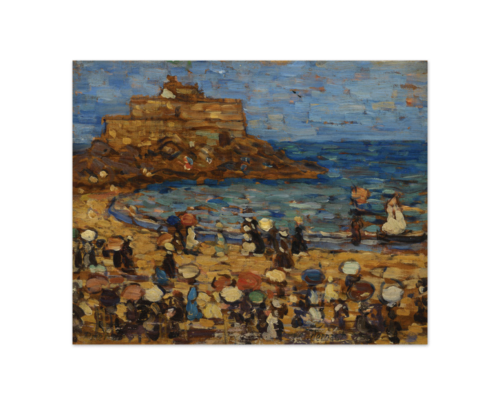 Maurice Brazil Prendergast - Seascape–St. Mâlo - Compact / Full Bleed / No Frame