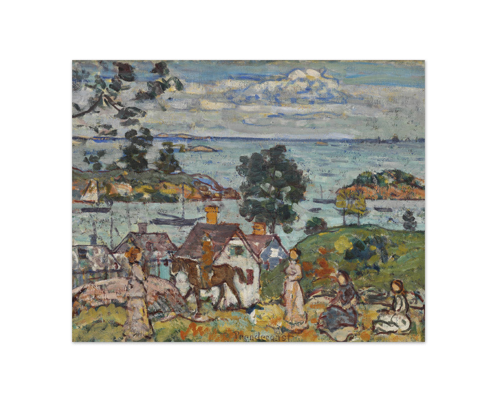 Maurice Brazil Prendergast - Gloucester Harbor - Compact / Full Bleed / No Frame