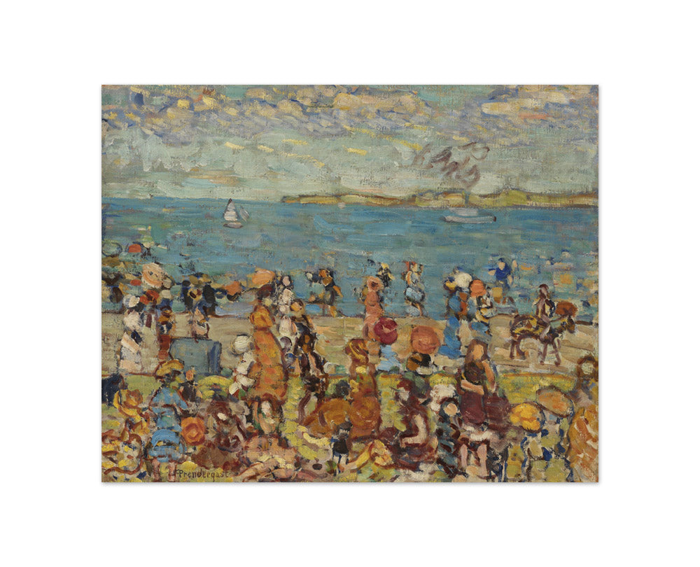 Maurice Brazil Prendergast - Beach Scene - Compact / Full Bleed / No Frame