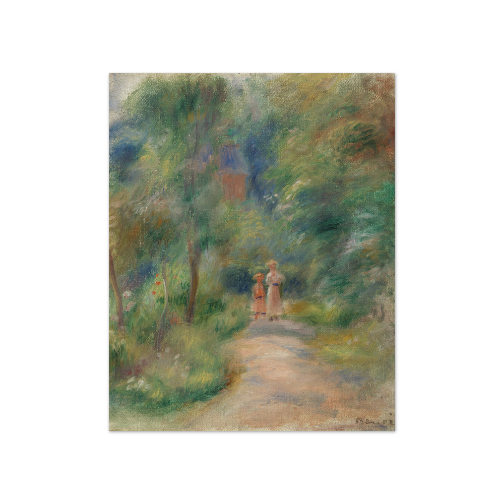 Auguste Renoir - Two Figures on a Path - Compact / Full Bleed / No Frame