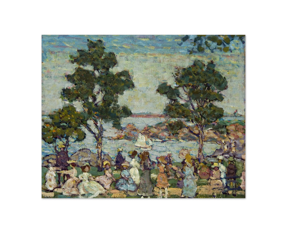 Maurice Brazil Prendergast - Landscape (Park Scene) - Compact / Full Bleed / No Frame