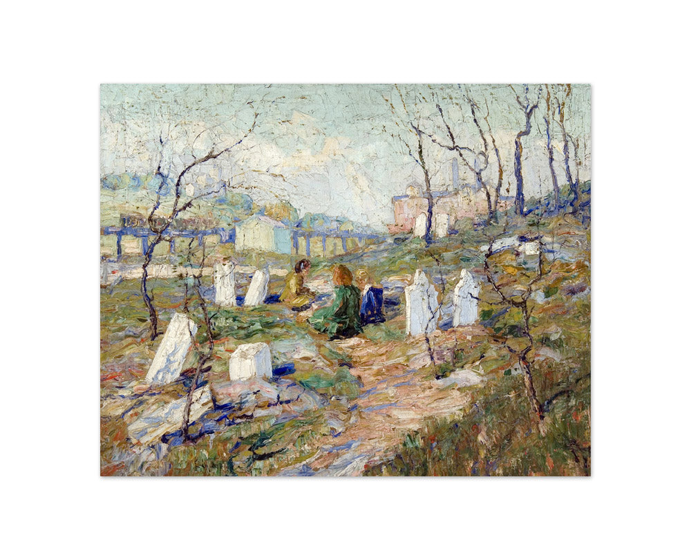 Ernest Lawson - Graveyard - Compact / Full Bleed / No Frame