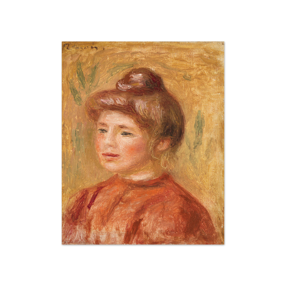 Auguste Renoir - Bust of Woman in Red - Compact / Full Bleed / No Frame