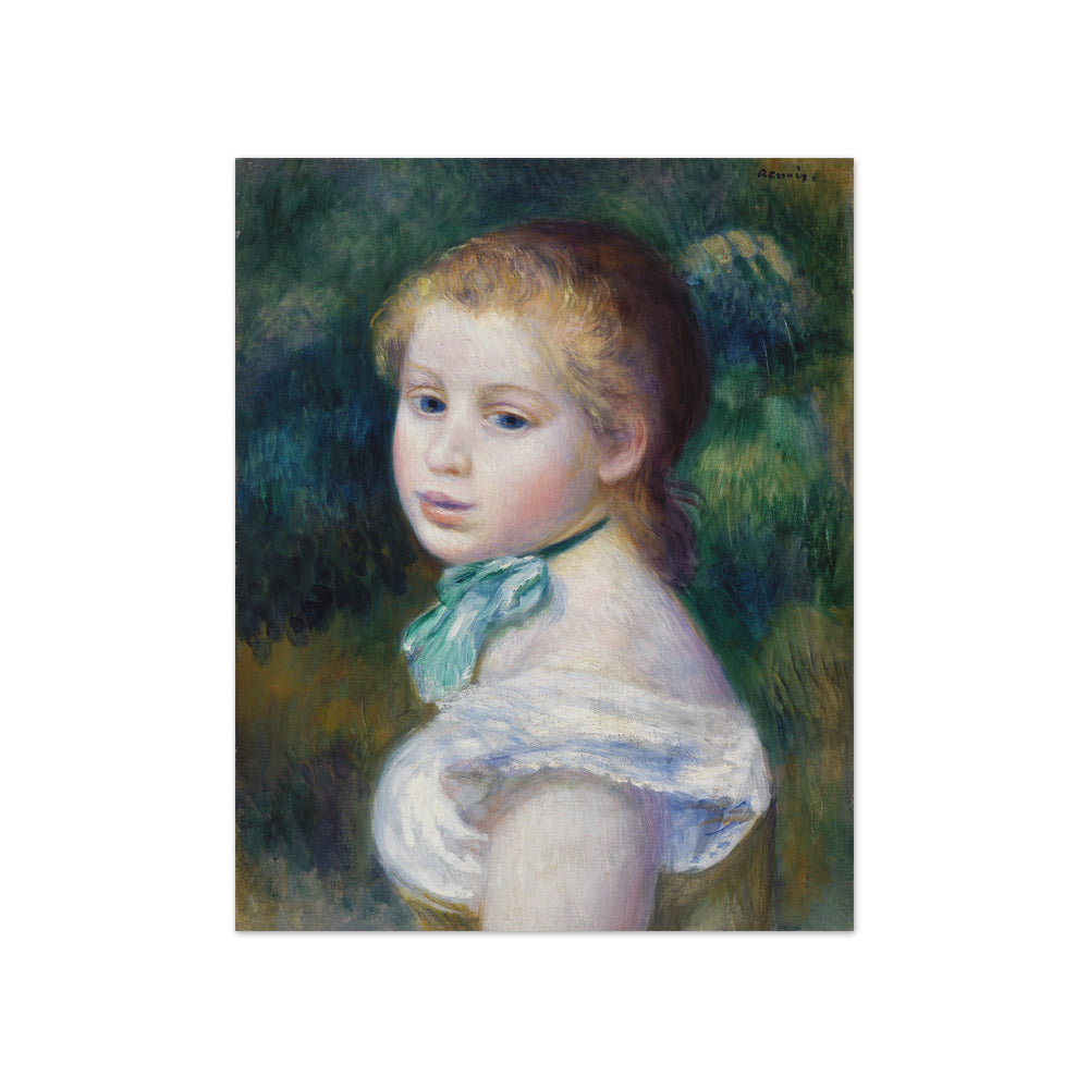 Auguste Renoir - Head of Young Girl - Compact / Full Bleed / No Frame