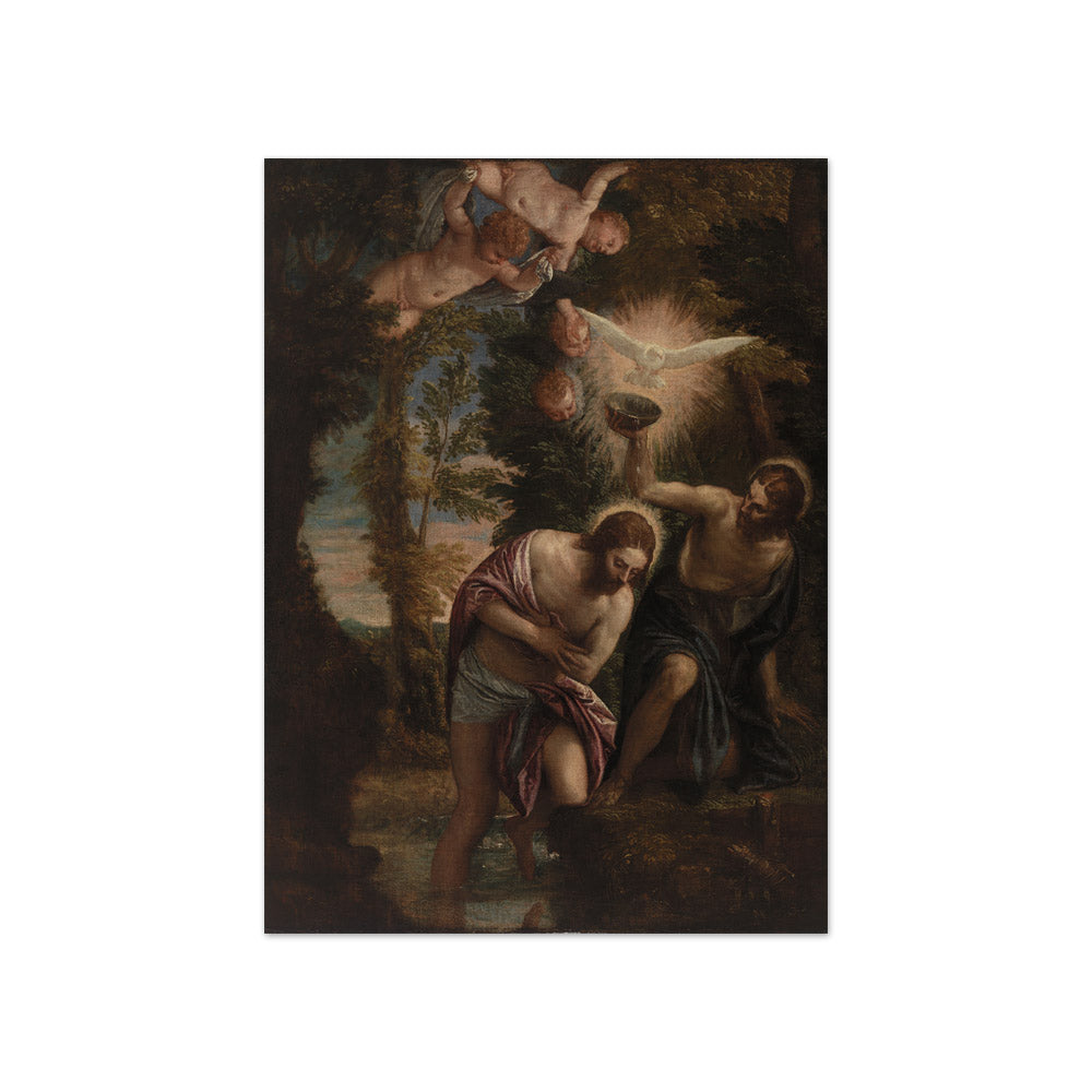 Paolo Veronese - Baptism of Christ - Compact / Full Bleed / No Frame