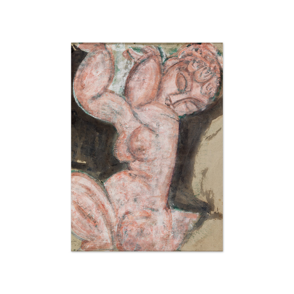 Amedeo Modigliani - Pink Nude—Caryatid - Compact / Full Bleed / No Frame