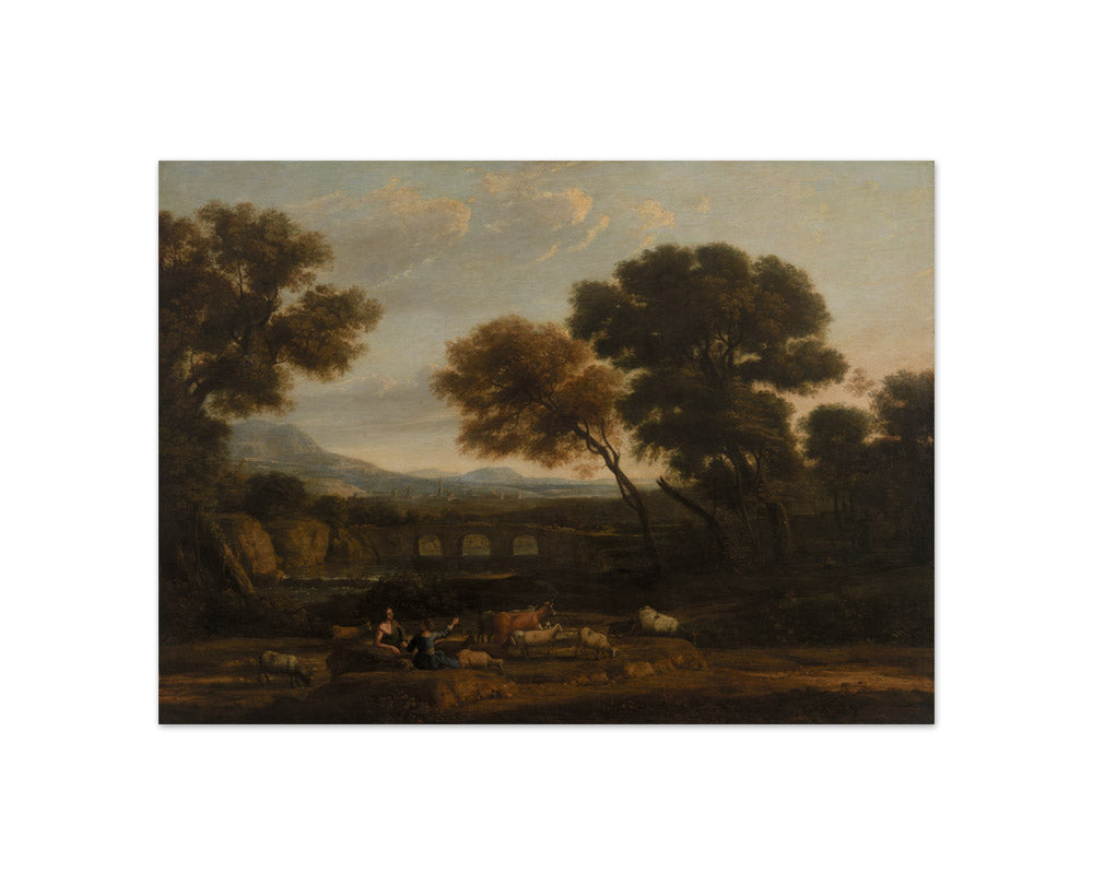 Claude Lorrain - Pastoral Landscape - Compact / Full Bleed / No Frame