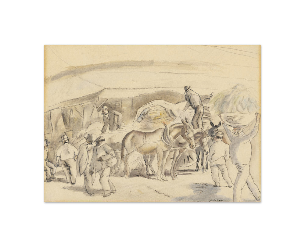 Jules Pascin - Harvesters - Compact / Full Bleed / No Frame