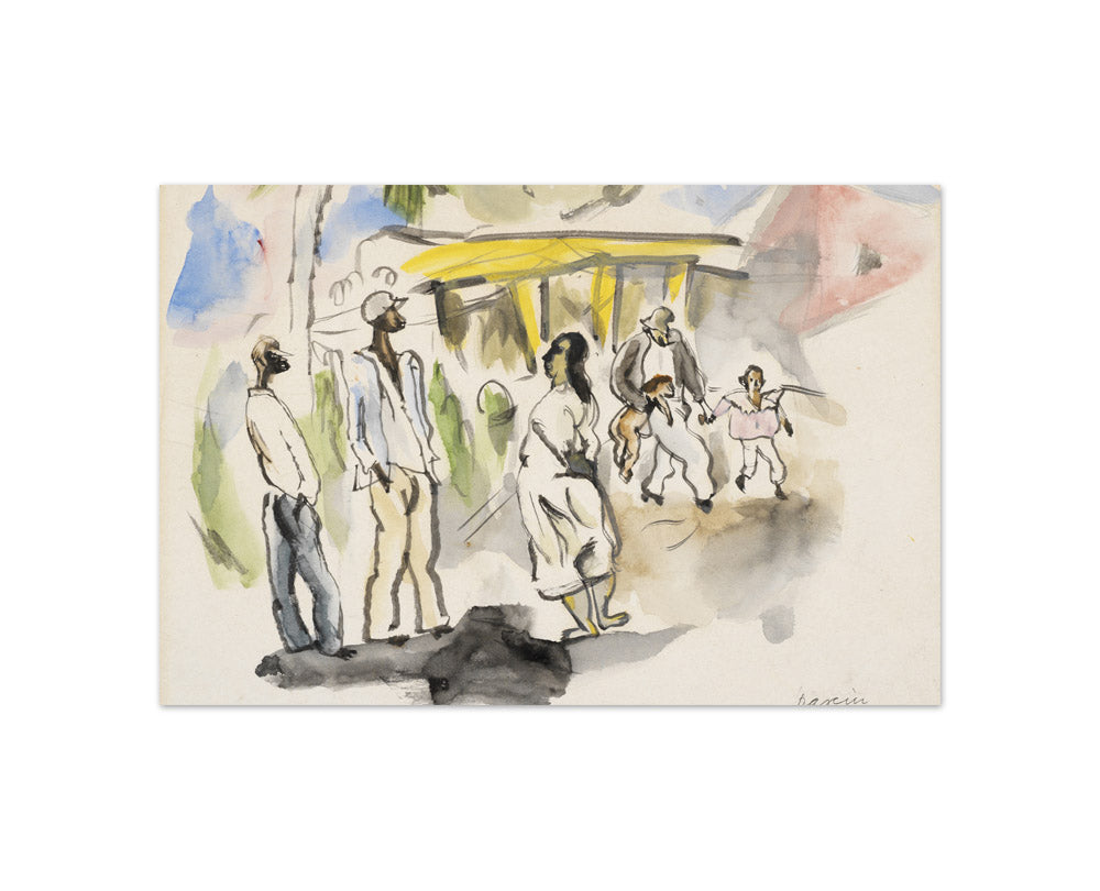 Jules Pascin - Southern Scene - Compact / Full Bleed / No Frame