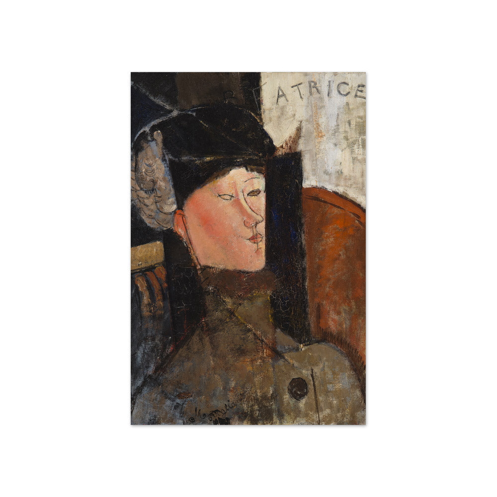 Amedeo Modigliani - Beatrice (Portrait of Beatrice Hastings) - Compact / Full Bleed / No Frame