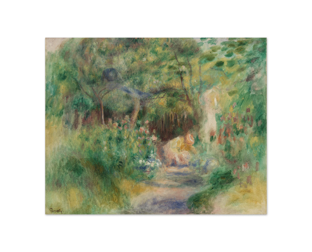 Auguste Renoir - Landscape with Woman Gardening - Compact / Full Bleed / No Frame