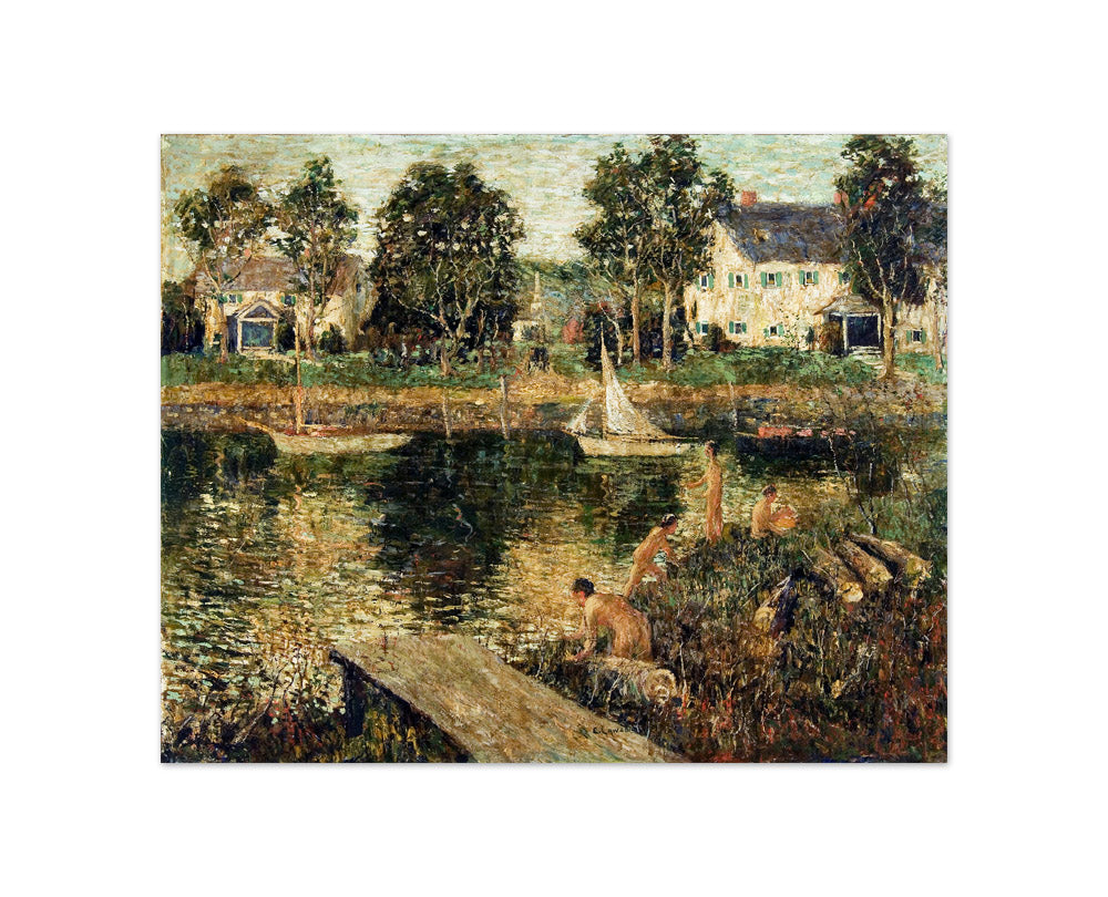 Ernest Lawson - Swimming Hole - Compact / Full Bleed / No Frame