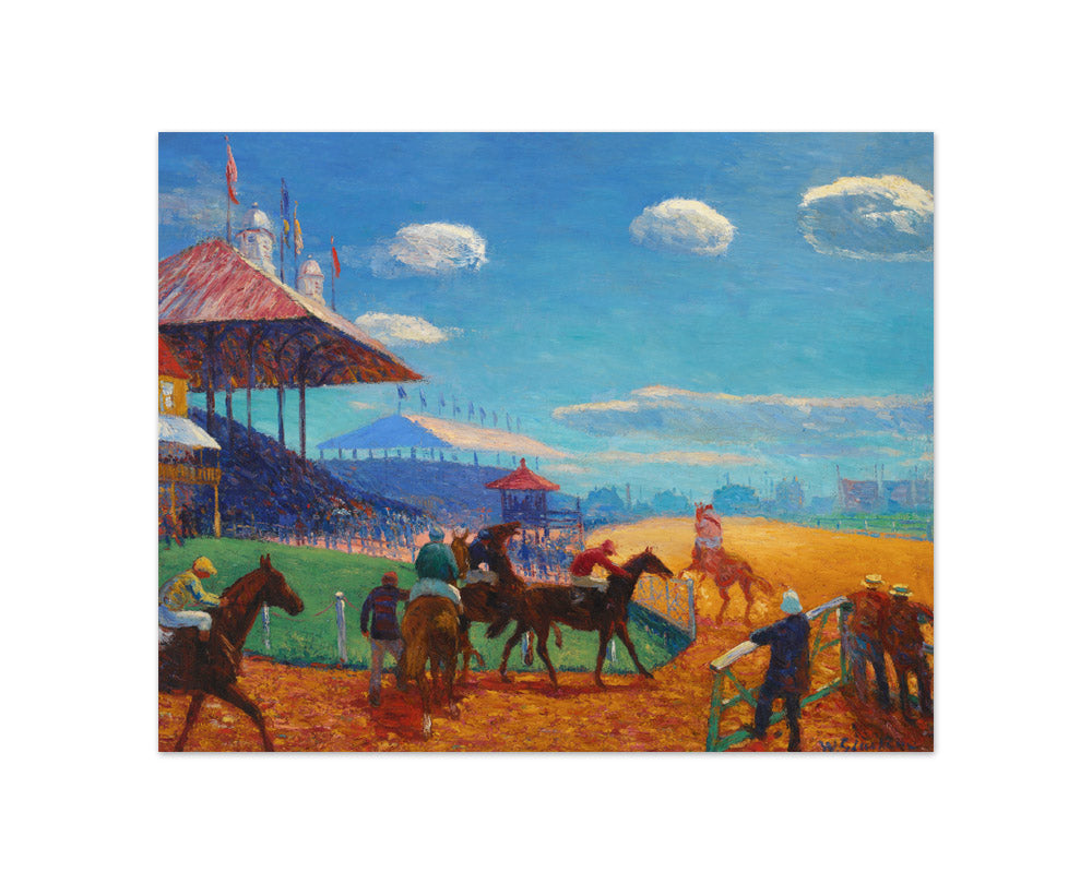 William James Glackens - Race Track - Compact / Full Bleed / No Frame