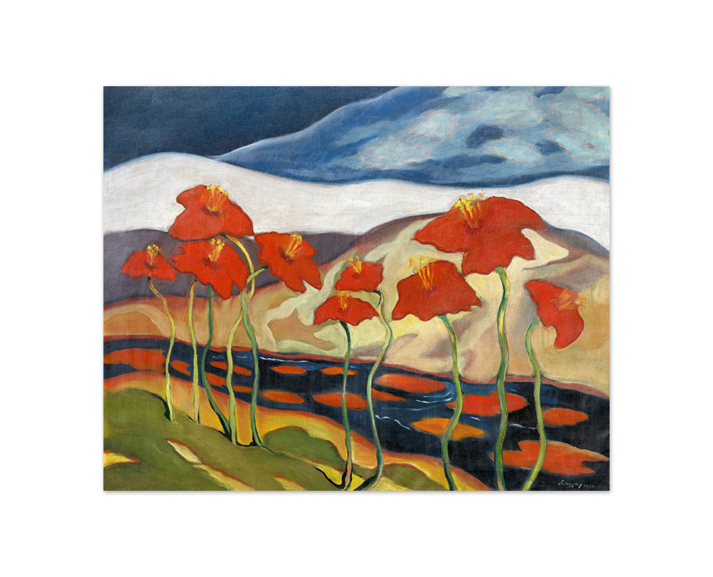 Zolo Palugyay - Landscape with Flowers (Nirvana) - Compact / Full Bleed / No Frame