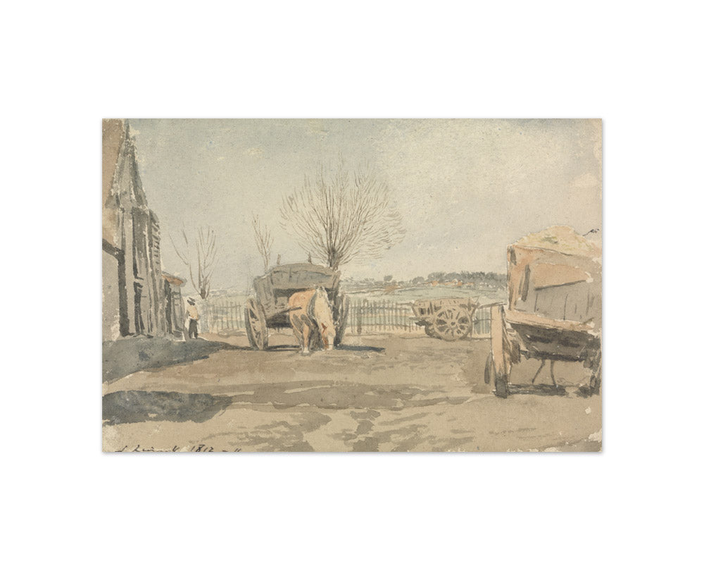 John Linnell - The Farmyard - Compact / Full Bleed / No Frame