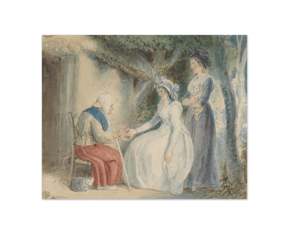 Thomas Stothard - The Fortune Teller - Compact / Full Bleed / No Frame