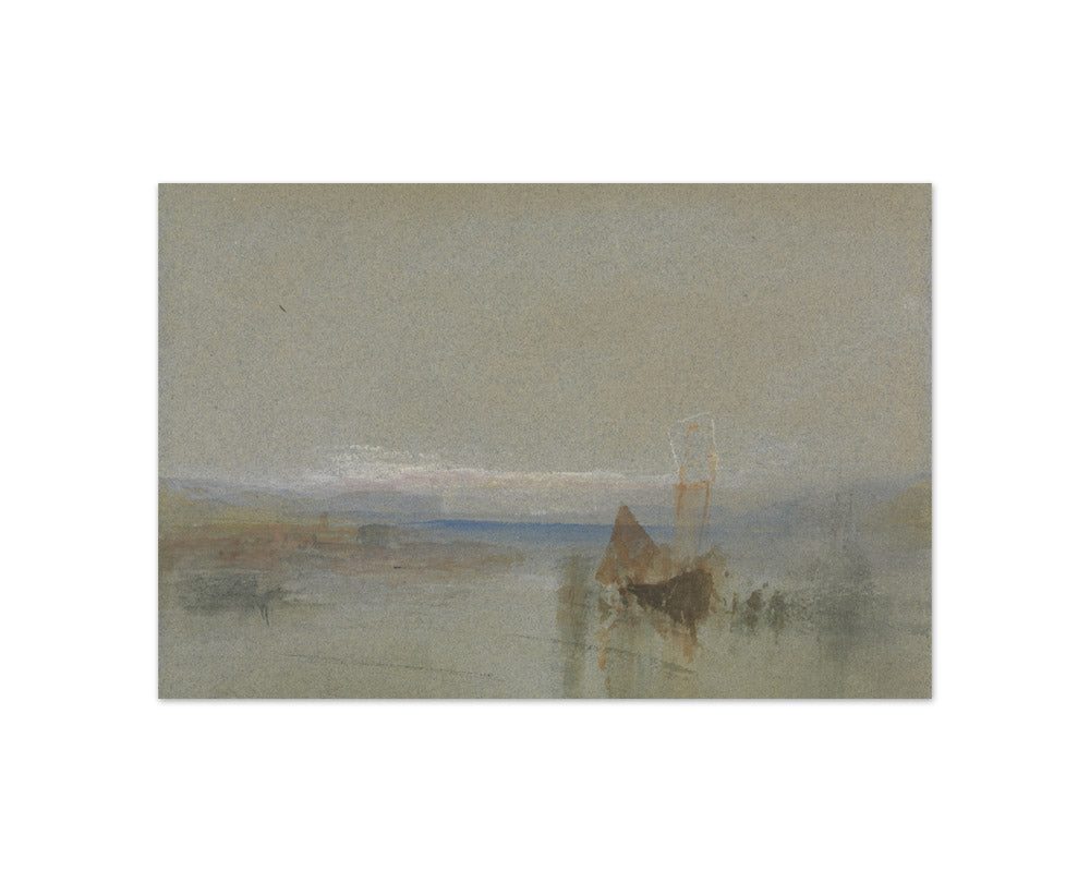 Joseph Mallord William Turner - Fishing Boats Becalmed off le Havre - Compact / Full Bleed / No Frame