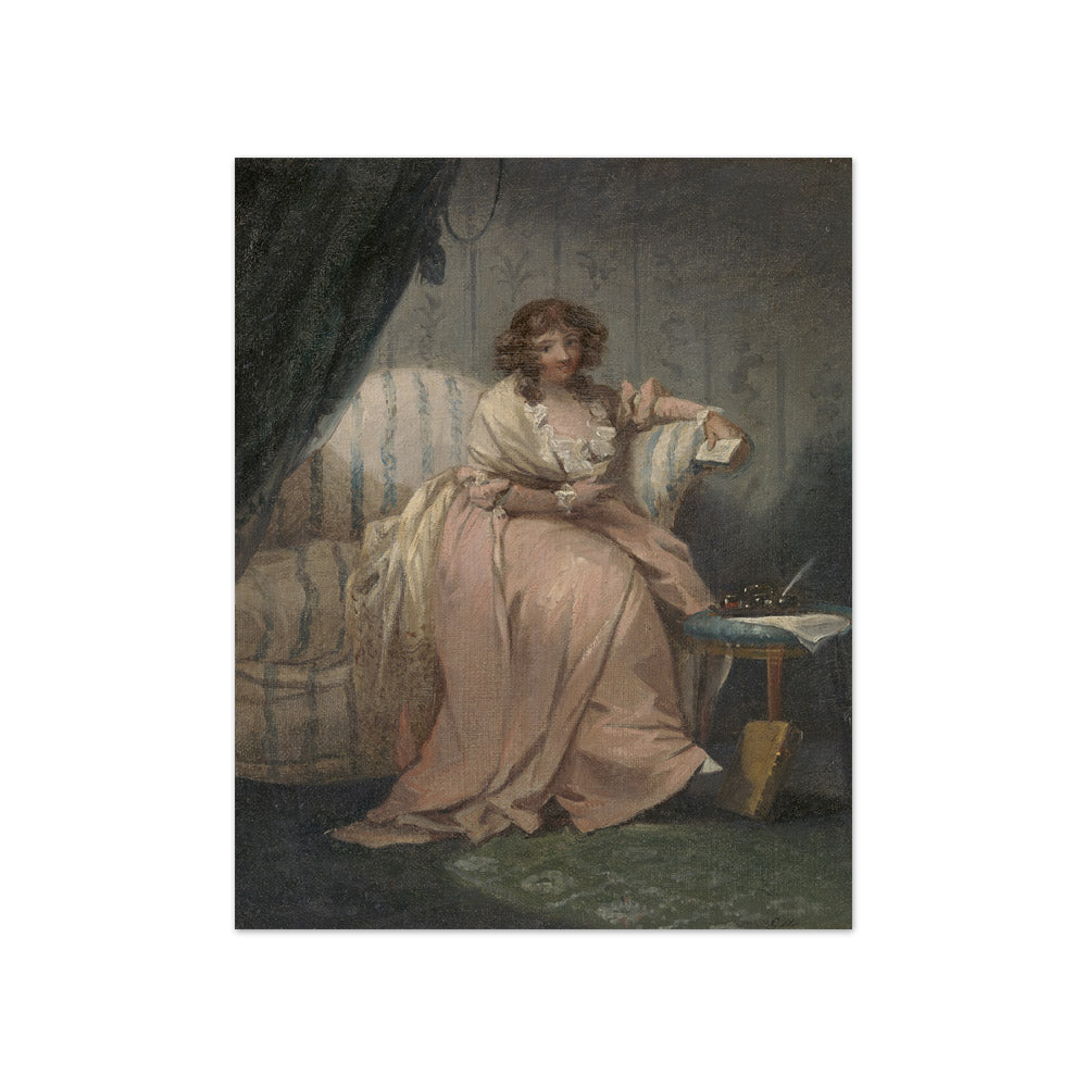 George Morland - A Woman Called Anne, the Artist's Wife - Compact / Full Bleed / No Frame