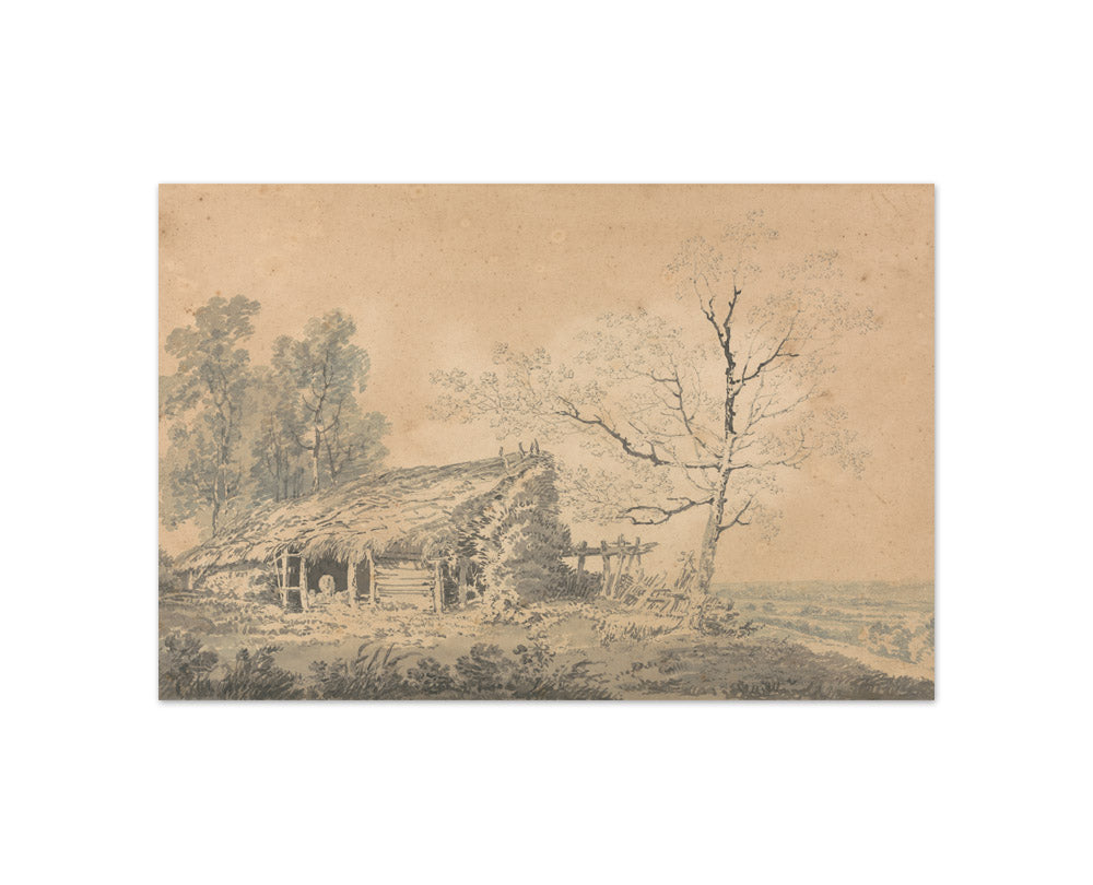 Joseph Mallord William Turner - Landscape with Barn - Compact / Full Bleed / No Frame