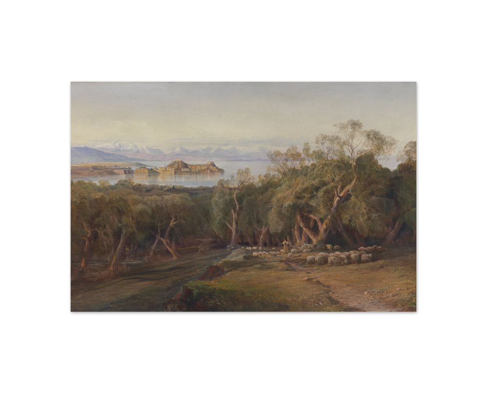 Edward Lear - Corfu from Ascension - Compact / Full Bleed / No Frame