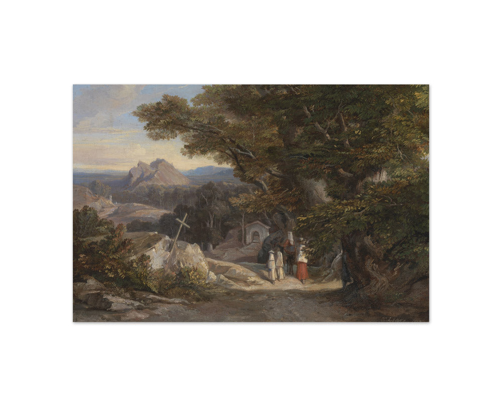 Edward Lear - Between Olavano L'Civitella - Compact / Full Bleed / No Frame