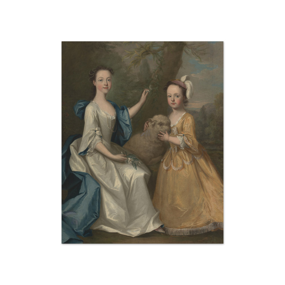 Thomas Hudson - Young Women with a Lamb - Compact / Full Bleed / No Frame