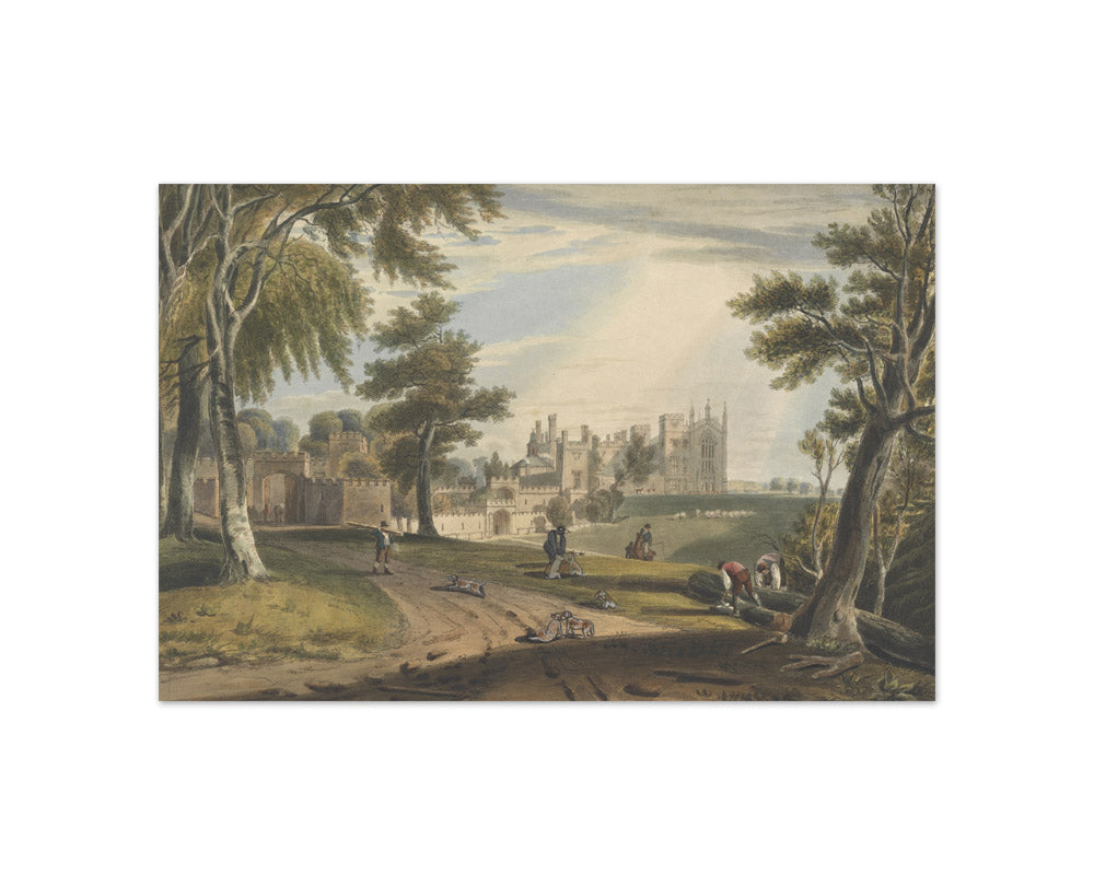 John William Hill - North-West Front, Cassiobury - Compact / Full Bleed / No Frame
