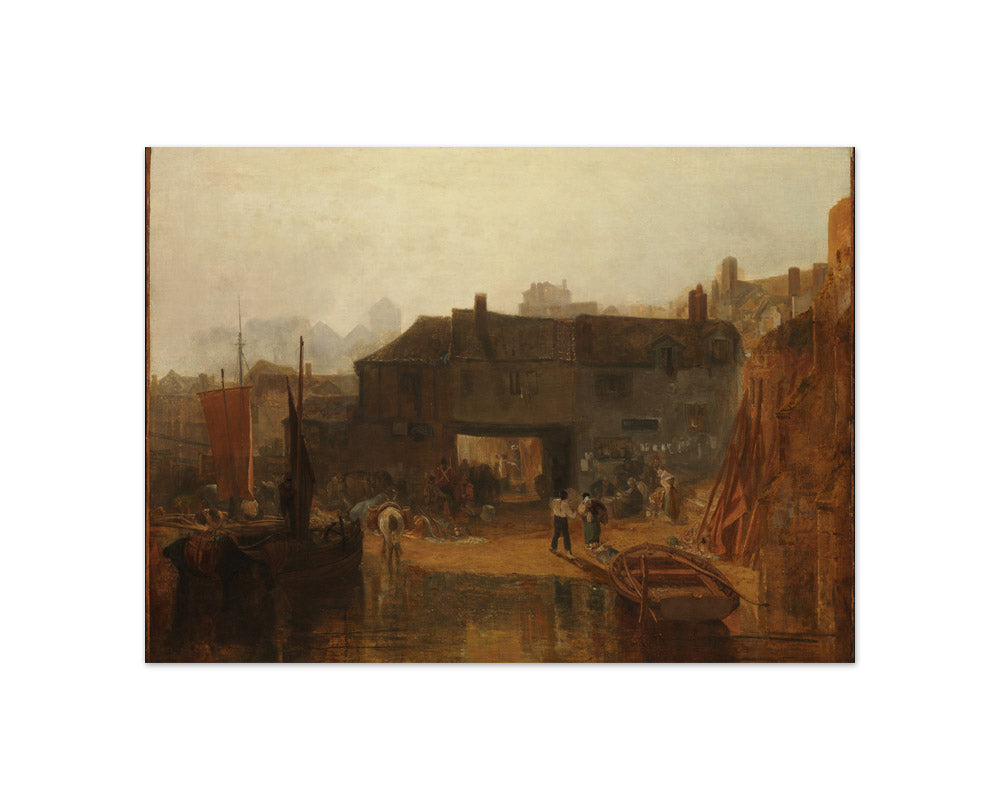 Joseph Mallord William Turner - Saltash with the Water Ferry, Cornwall - Compact / Full Bleed / No Frame