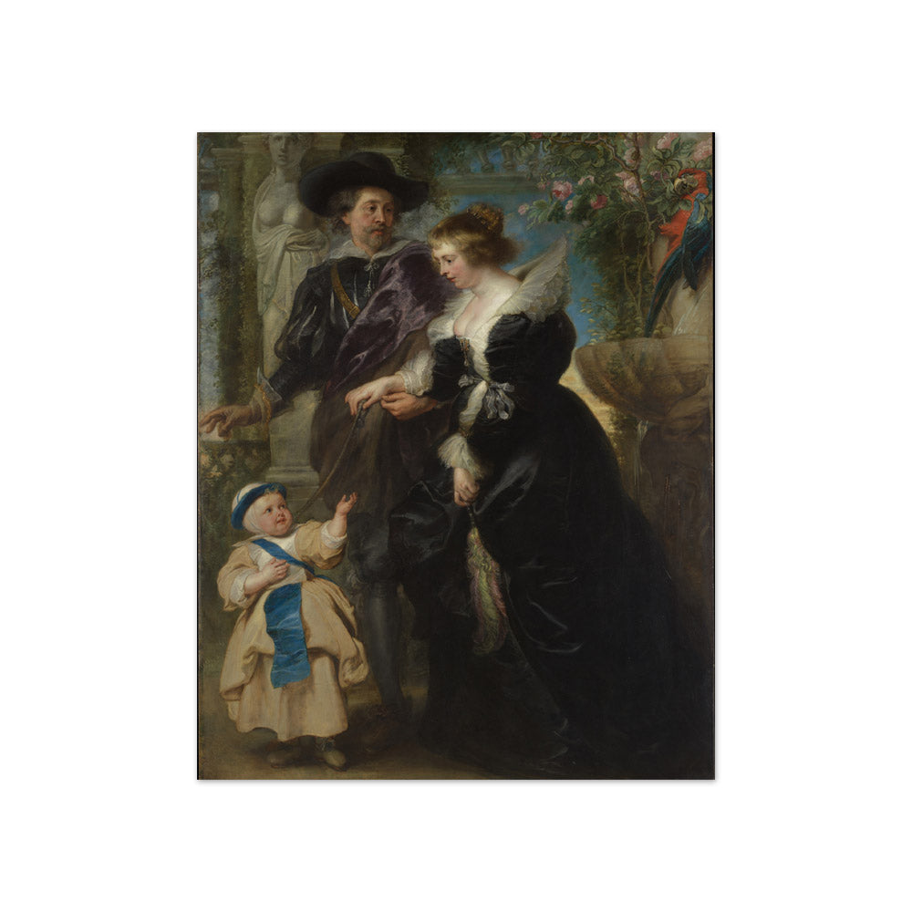 Peter Paul Rubens - Rubens, Helena Fourment, and Their Son Frans - Compact / Full Bleed / No Frame