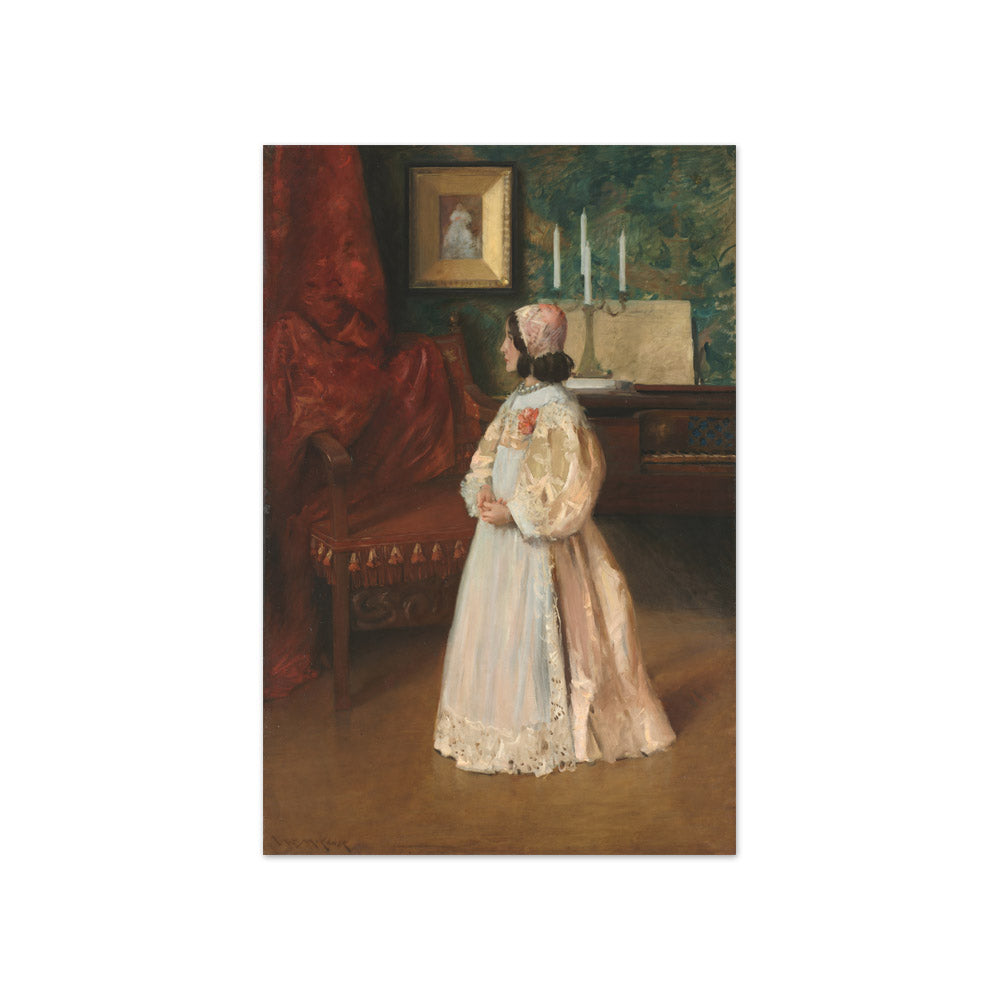 William Merritt Chase - Portrait of My Daughter Alice - Compact / Full Bleed / No Frame