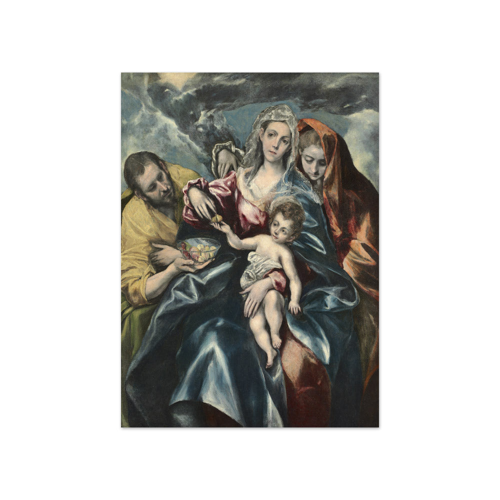 El Greco - The Holy Family with Mary Magdalen - Compact / Full Bleed / No Frame