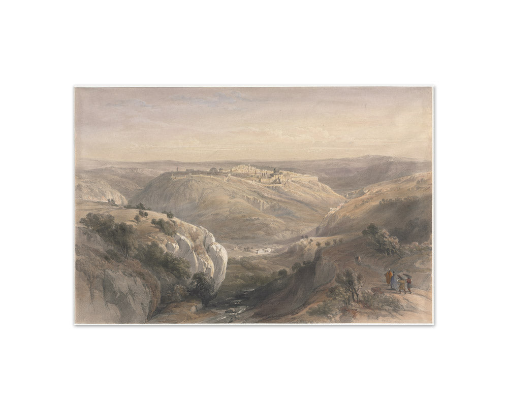 David Roberts - Jerusalem from the South - Compact / Full Bleed / No Frame