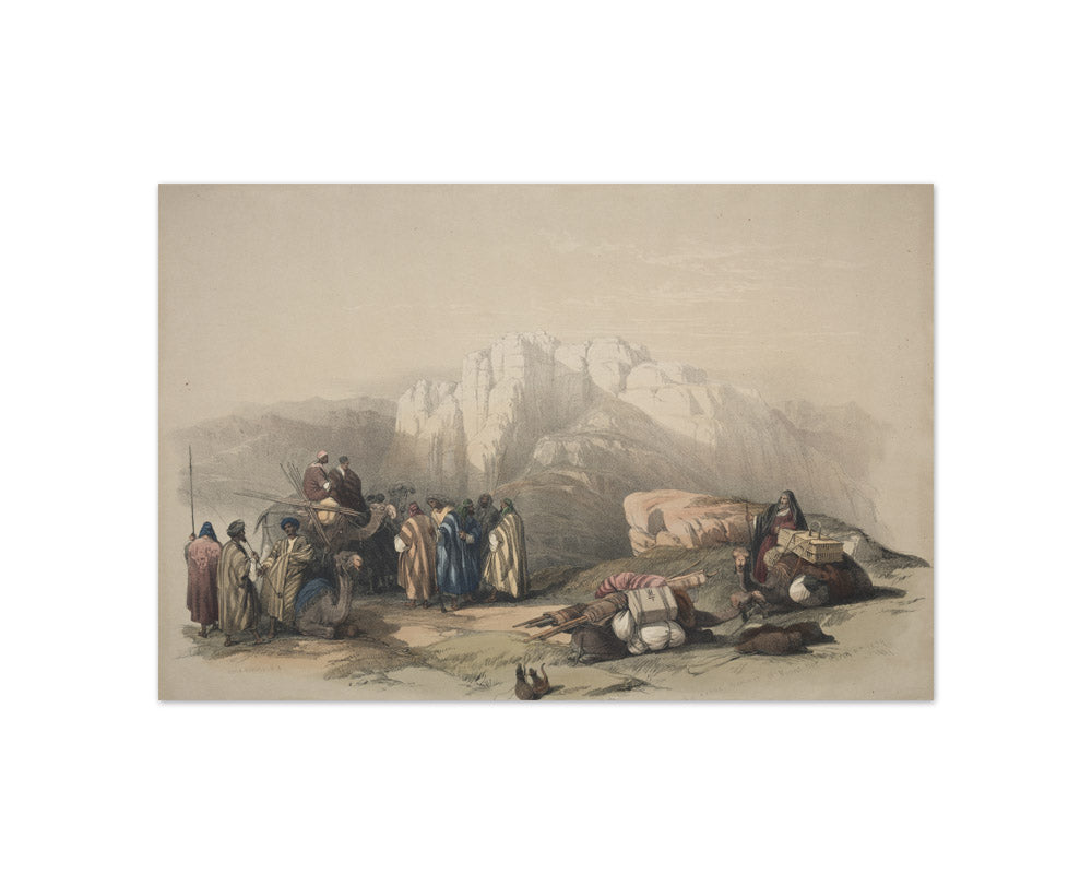 David Roberts - Tomb of Aaron, Summit of Mount Horeb - Compact / Full Bleed / No Frame