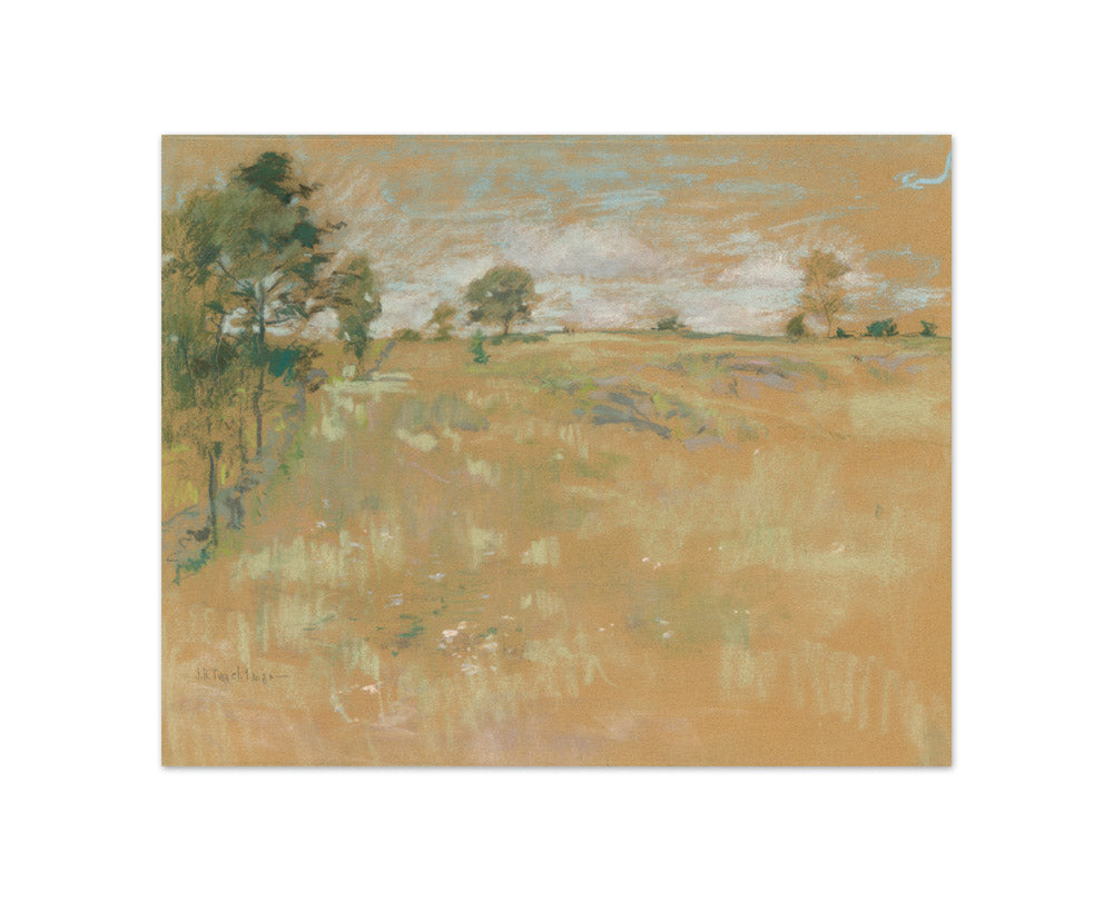 John Henry Twachtman - Pastures, Branchville, Connecticut - Compact / Full Bleed / No Frame