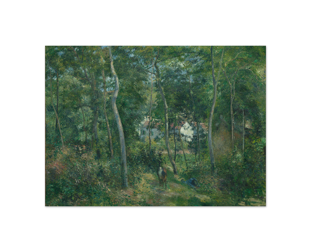 Camille Pissarro - Edge of the Woods Near L'Hermitage, Pontoise - Compact / Full Bleed / No Frame