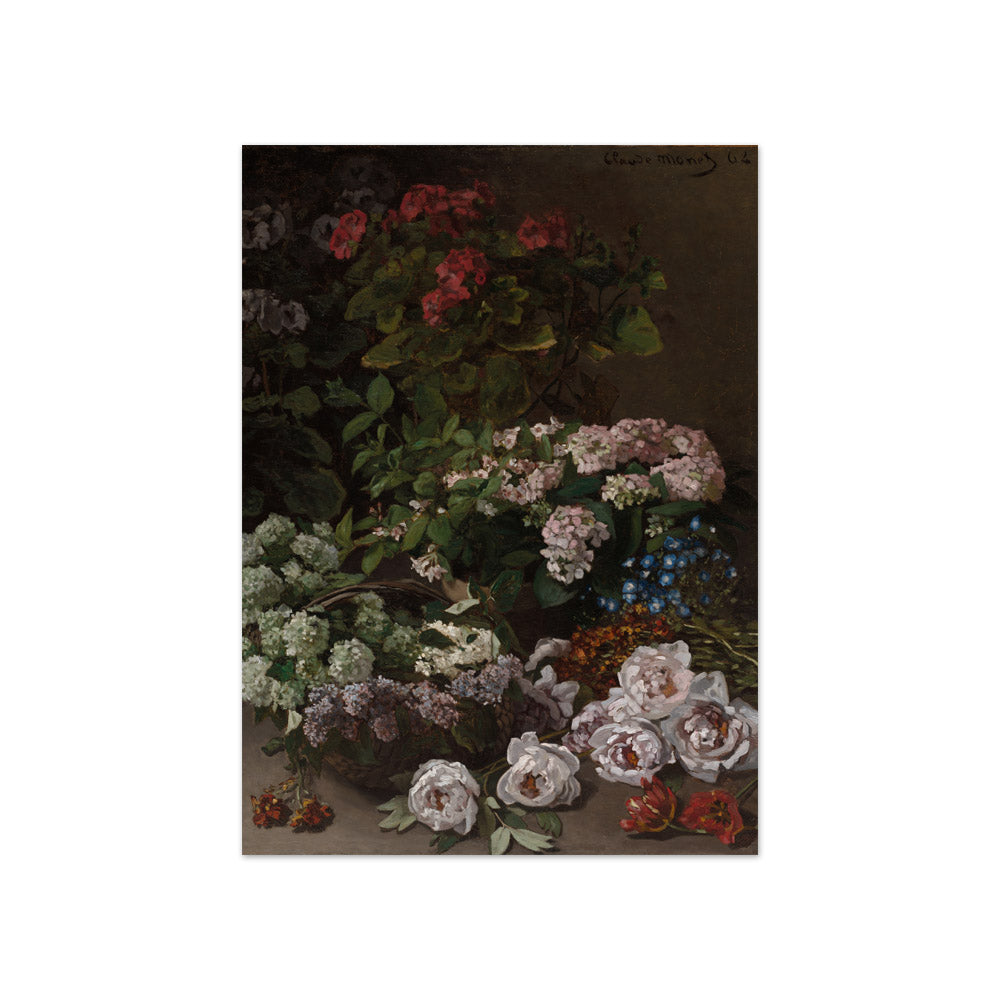 Claude Monet - Spring Flowers - Compact / Full Bleed / No Frame