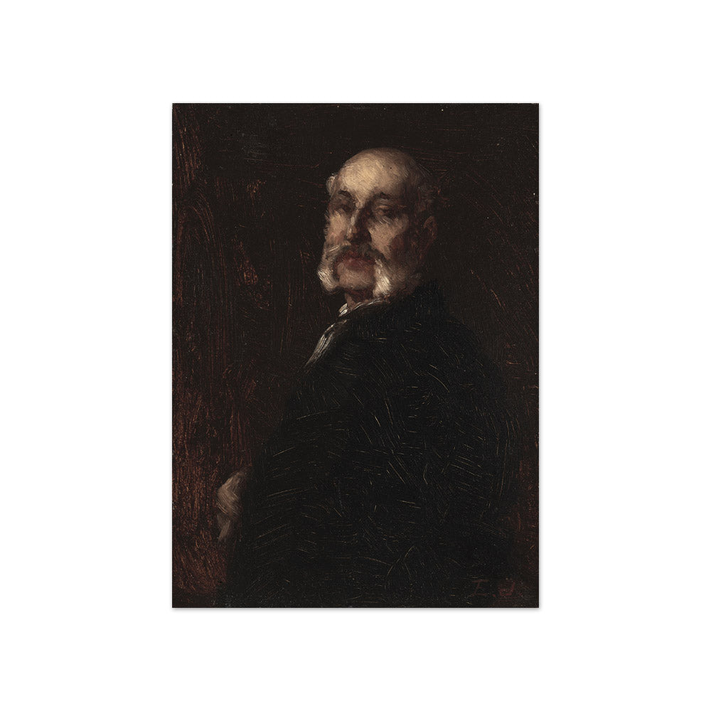 Eastman Johnson - Portrait of Franklin H. Delano - Compact / Full Bleed / No Frame