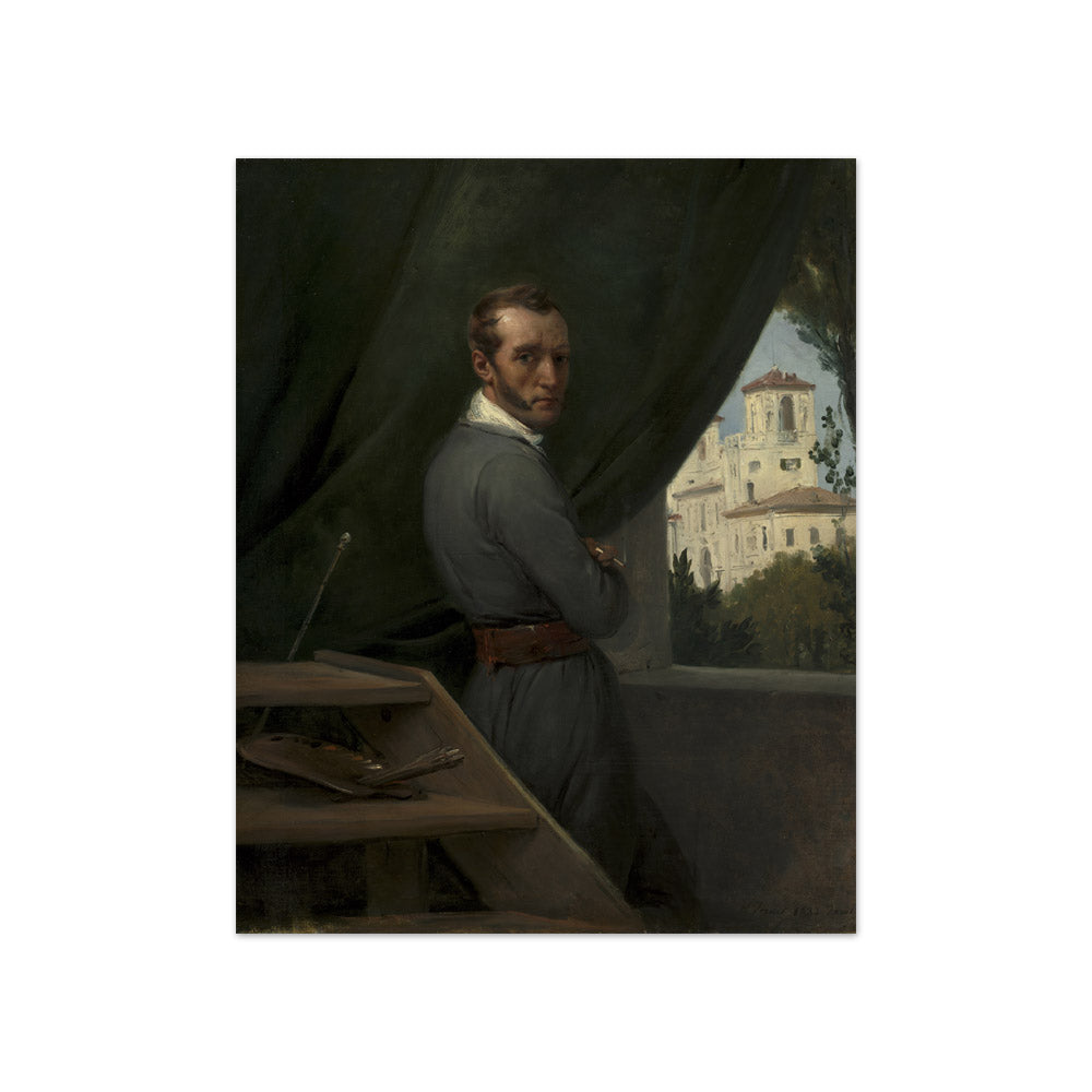 Horace Vernet - Self-Portrait in Rome - Compact / Full Bleed / No Frame