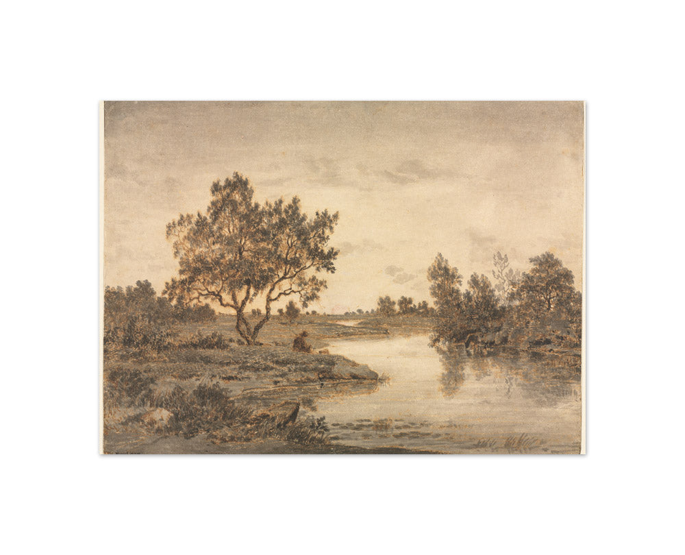 Théodore Rousseau - The Fisherman - Compact / Full Bleed / No Frame