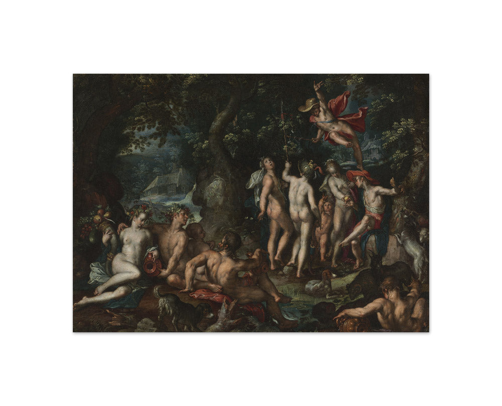 Joachim Anthonisz Wtewael - The Judgment of Paris - Compact / Full Bleed / No Frame
