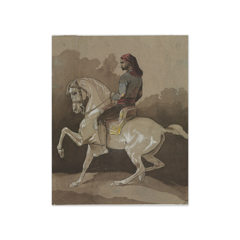 Horace Vernet - Arab on Horseback - Compact / Full Bleed / No Frame