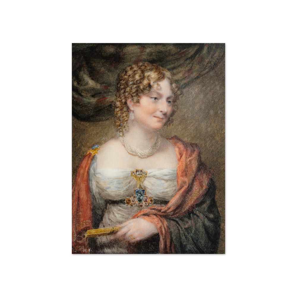 John Linnell - Portrait of Anne Law (née Towry), 1st Lady Ellenborough - Compact / Full Bleed / No Frame