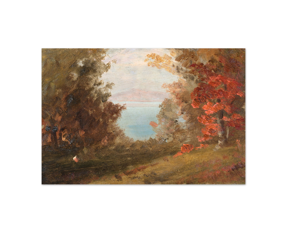 Frederic Edwin Church - Woodland Scene in Autumn - Compact / Full Bleed / No Frame