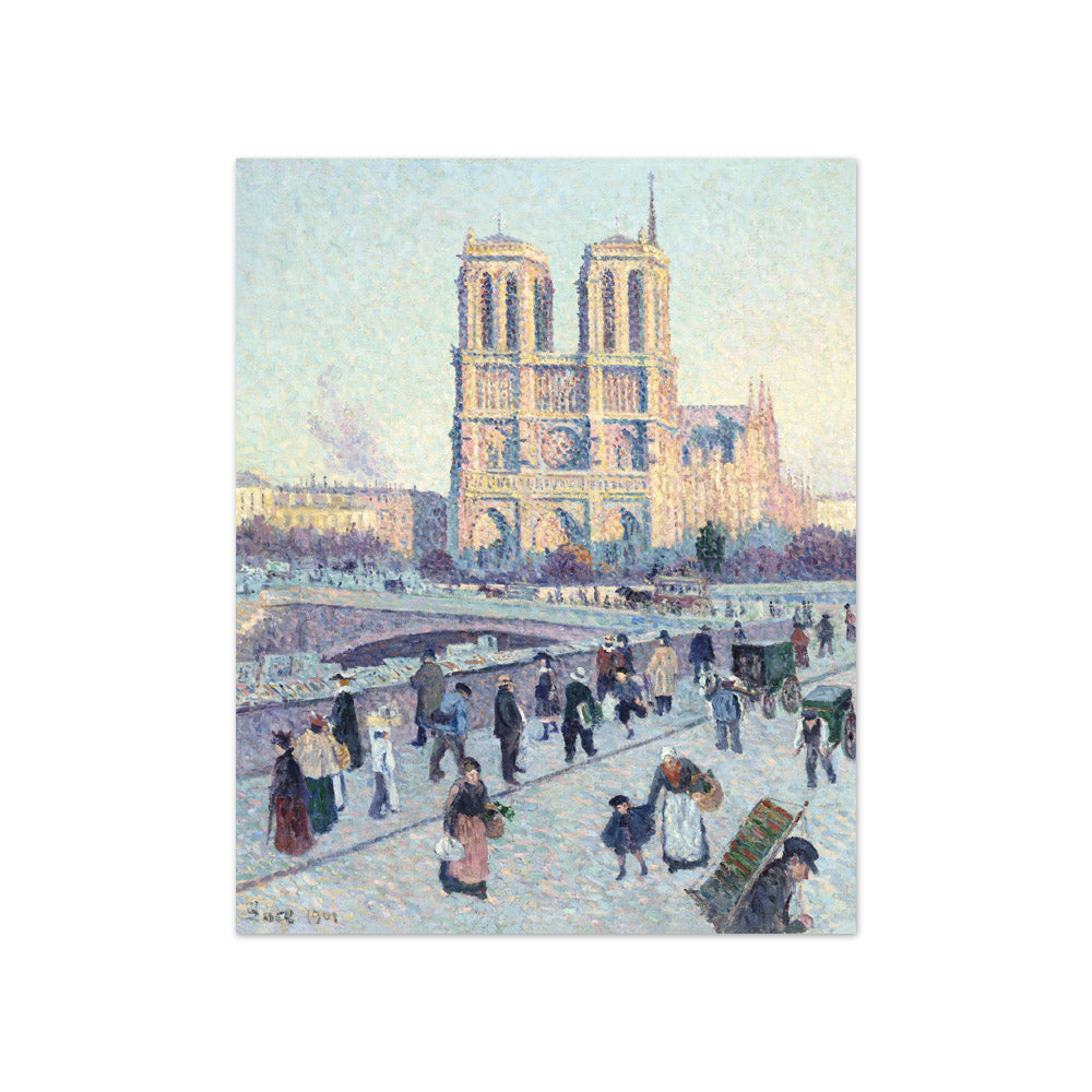 Maximilien Luce - The Quai Saint-Michel and Notre-Dame - Compact / Full Bleed / No Frame