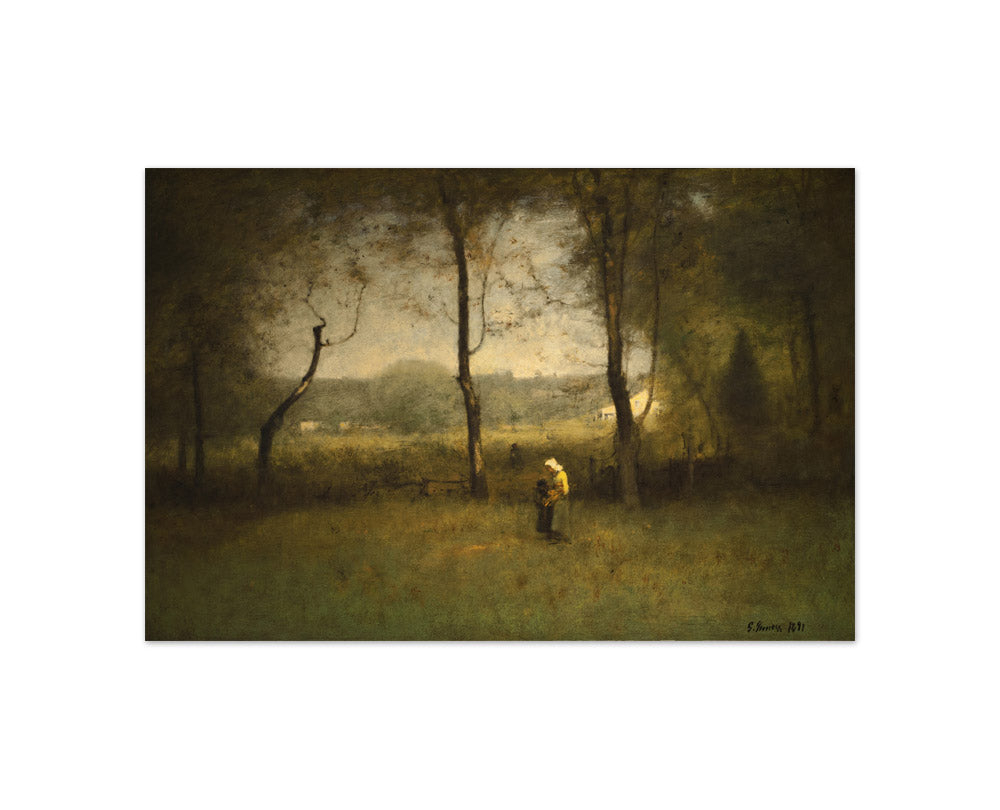 George Inness - Wood Gatherers: An Autumn Afternoon - Compact / Full Bleed / No Frame
