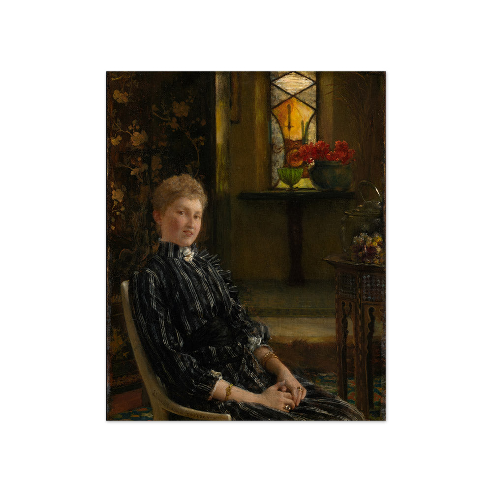 Sir Lawrence Alma-Tadema - Portrait of Mrs. Ralph Sneyd - Compact / Full Bleed / No Frame