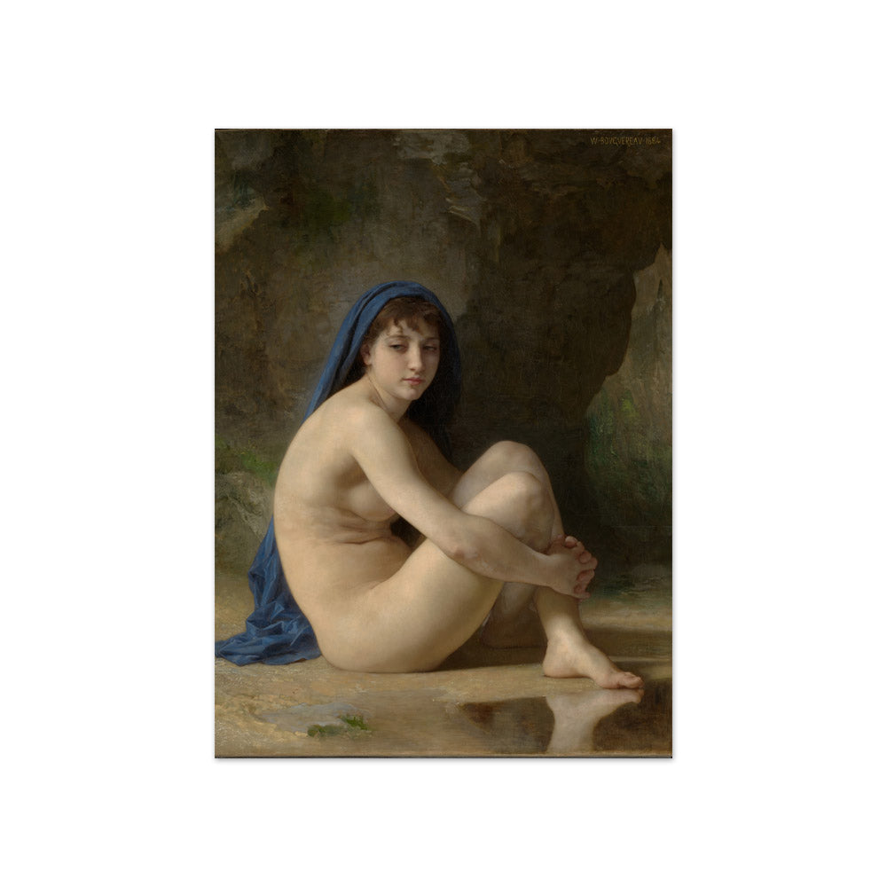 William-Adolphe Bouguereau - Seated Nude - Compact / Full Bleed / No Frame