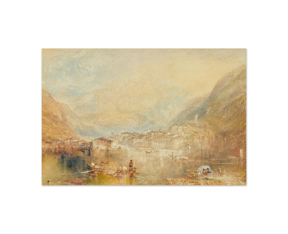 Joseph Mallord William Turner - Brunnen from the Lake of Lucerne - Compact / Full Bleed / No Frame