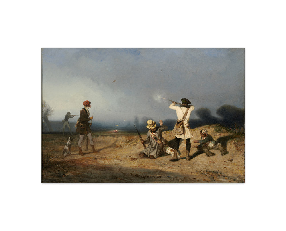 Alexandre-Gabriel Decamps - Bird Hunting - Compact / Full Bleed / No Frame
